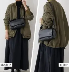 ビアズリー風　ショルダーバッグ 合成皮革