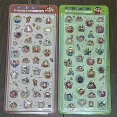 【韓国限定】クレヨンしんちゃん 3D クリスタルステッカー 2枚セット