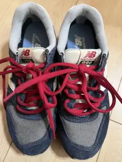 New Balance 996 ネイビー/レッド スニーカー