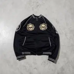 00s skull トラックジャケット スカル グランジ Y2K パンク