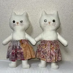 手作り猫ぬいぐるみ2体セット
