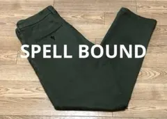 SPELL BOUND スペルバウンド　オリーブ チノパン ストレッチパンツ