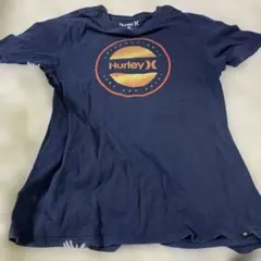 Hurley ハーレー 半袖 Tシャツ Lサイズ ネイビー サークルロゴ サーフ