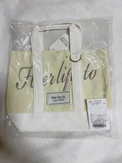 ハーリップトゥ ルミネ限定 トートバッグ イエロー 新品 - メルカリ
