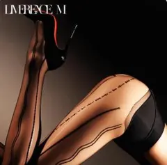 Limerencem「電波」超薄光沢 シームレスストッキング BLACK