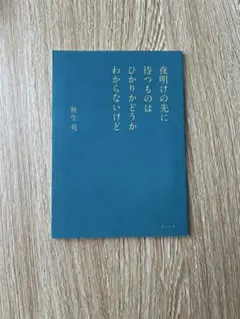 夜明けの先に待つものはひかりかどうかわからないけど 秋生苑