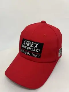 【AVIREX】SPACE PROJECT キャップ レッド