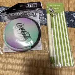 コカ・コーラ コインケース キッコーマン豆乳 ボールペン