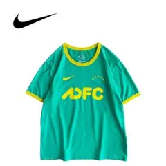 【美品】NIKE ナイキ 00s プリント リンガーTシャツ 半袖 ブラジル