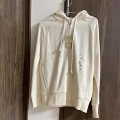 無印良品　パーカー【M】無地 ジップアップパーカー　カジュアル 白　オフ白