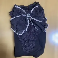 ⚠︎︎難アリ⚠︎︎axes femme♡ビッグリボンプルオーバー♡ブラウン♡リボン
