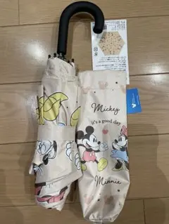 ミッキー ミニー 晴雨兼用 折りたたみ傘 日傘　折りたたみ傘　ディズニー