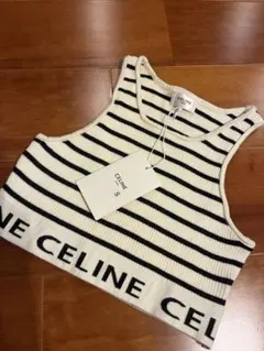 【美品】CELINEアスレチックブラトップ　ブラック　リブ編み XS 美品】CELINEアスレチックブラトップ ブラック リブ編み XS - メルカリ
