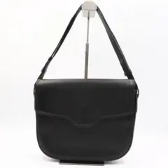 美品　イヴ　サンローラン　YSL レザー　ショルダーバッグ　ブラック