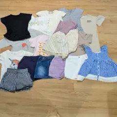 まとめ売り　18点　女の子　110　夏服　スカート　Tシャツ　ワンピース　パンツ