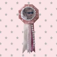 ロゼット　ブローチ　ハンドメイド　ウィッシュコア　韓国