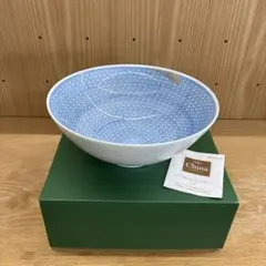 Noritake 青色波模様 サラダボウル23㎝