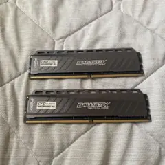 動作品メモリ Crucial DDR4 16GB 8GB×2 2666 CL16のサムネイル