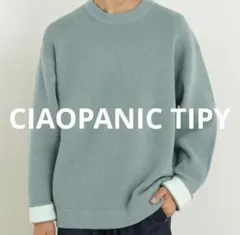 CIAOPANIC TYPY ワッフルニット クルーネック L