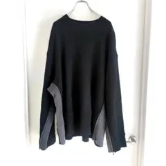 sacai 薄手スウェット 3 日本製 トレーナー 甜達麻 スウェット トレーナー Lサイズ sacai 薄手スウェット 3 日本製