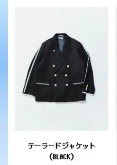 ano ヘルブラウ テーラードジャケット (BLACK)