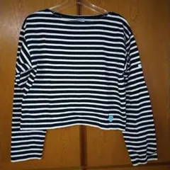 ORCIVALバスクシャツブラック×ホワイト