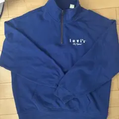 Levi's ハーフジップ トレーナー 青のサムネイル