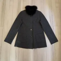 ファー付きアウター　リバーシブル