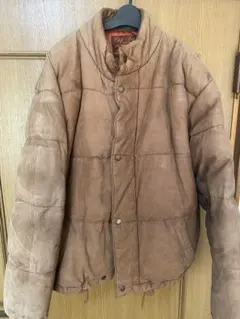 Dog Fight ブラウン 本革ダウンジャケット 20万円クラス ヴィンテージ