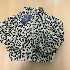 新品タグ付　ラルフローレンアニマルプリントフリースジャケット110センチ