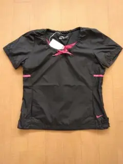 【新品】NIKE GOLF 裏地付き 黒×ピンク 軽量ウィンドブレーカー XL