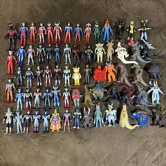ウルトラマン 怪獣　ソフビ まとめ売り　69体