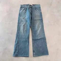 リーバイス567 Levis W34 ブーツフレア 青 00s 古着 16070