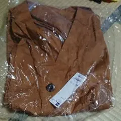 フロントボタンノーカラーコート