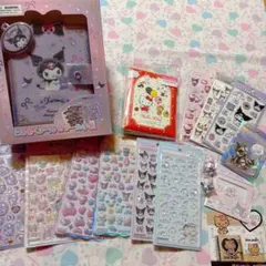 まとめ売り シール シール帳 ボンボンドロップシールサンリオ キティ クロミ
