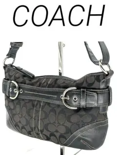 美品】COACH コーチ ソーホー バッグ シグネチャー バックル 17094