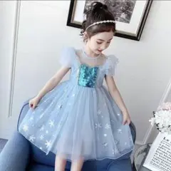エルサ　ドレス　コスプレ 仮装 衣装