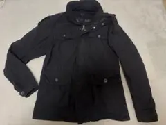 DIESEL ブラック 今の時期にピッタリ ミリタリージャケット