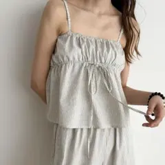 canaljean キャナルジーン elmar ギャザーベアキャミソール