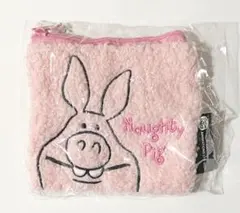 ひつじのショーン もこもこスクエアポーチ いたずらブタ