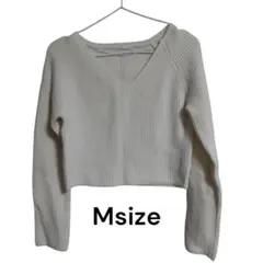 セール！美品GU　 Vネックニット