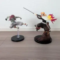 鬼滅の刃　煉獄杏寿郎・猗窩座 アクションフィギュアセット　一番くじ