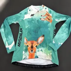MYSENLAN 動物柄 サイクルジャージ