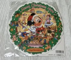 ディズニー　クリスマス　ミッキー　ステッカー