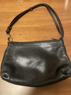 ヴィンテージ エンリケロエベナッペ レザー ショルダーバッグ ブラック