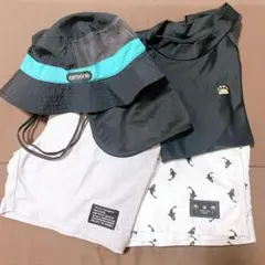 水着・ラッシュガード・帽子セット