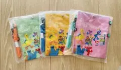 セサミストリート 2wayクラッチポーチ　3個セット