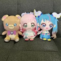 プリキュア　ぬいぐるみ　3点セット