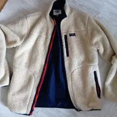 OLD NAVY フリースジャケット Mサイズ クリーム色のサムネイル