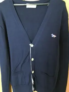 メゾンキツネ カーディガン 紺
